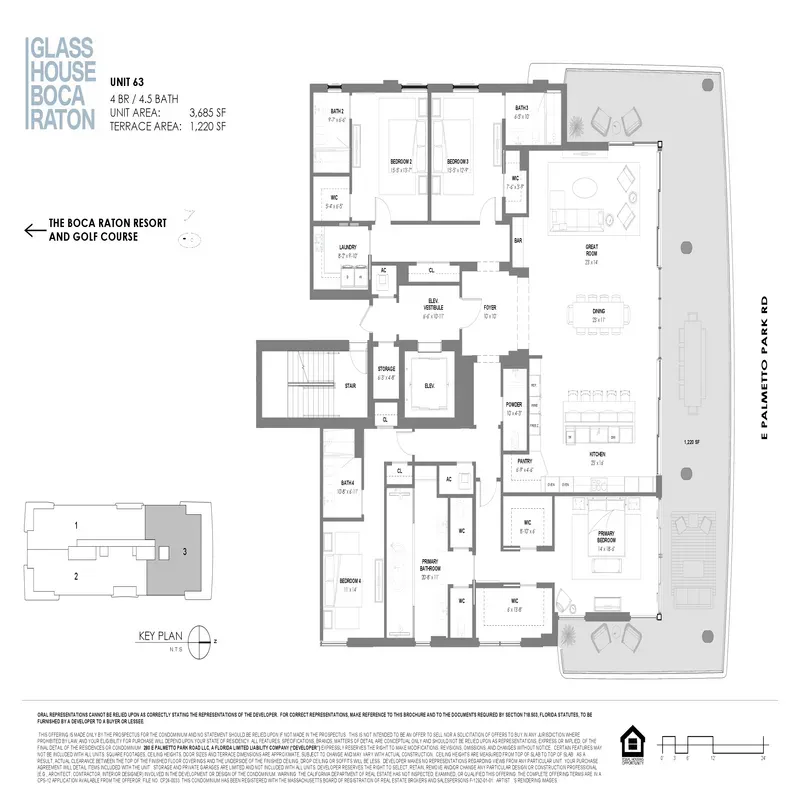 Glass House Boca Raton floor plan 12