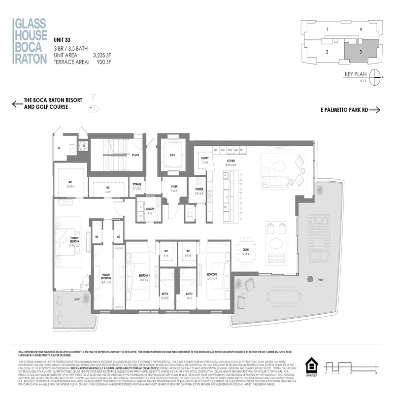 Glass House Boca Raton floor plan 20
