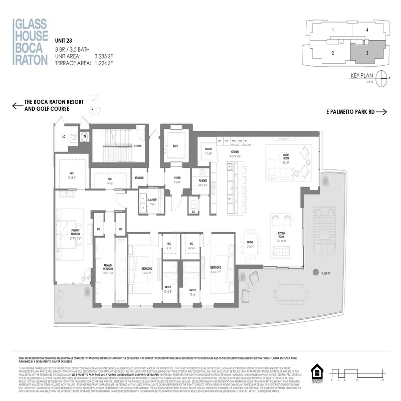 Glass House Boca Raton floor plan 21
