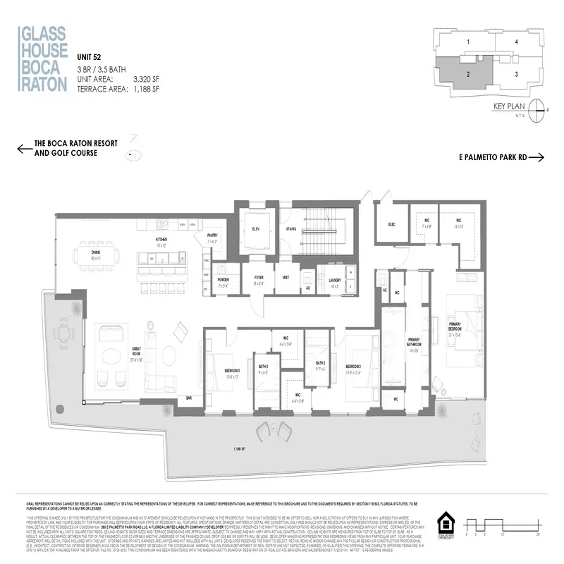 Glass House Boca Raton floor plan 23