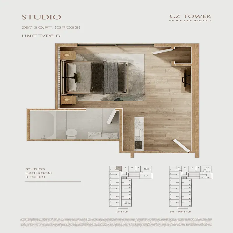 GZ Tower by Visions Resorts floor plan 9