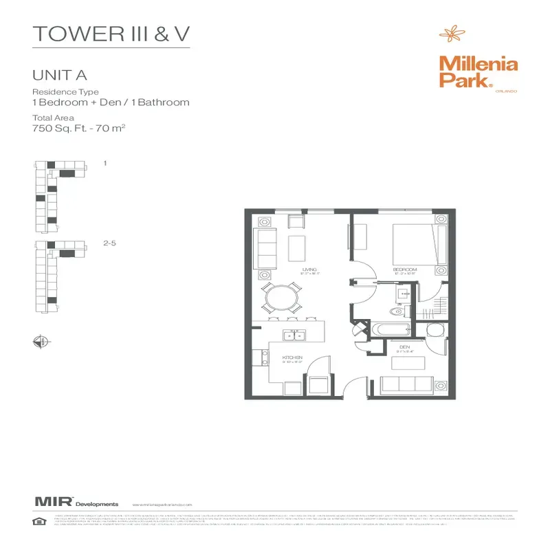Millenia Park Orlando floor plan 1