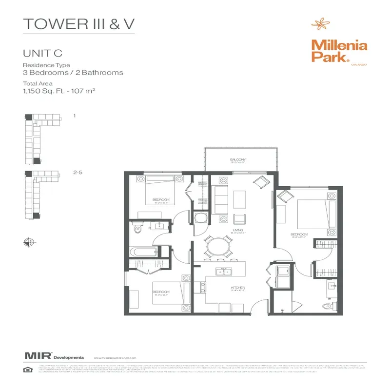 Millenia Park Orlando floor plan 5