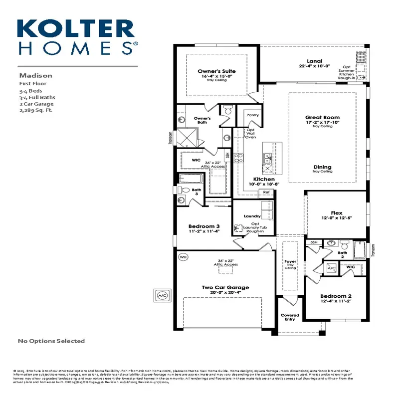 L’Ambiance at Avenir floor plan 2