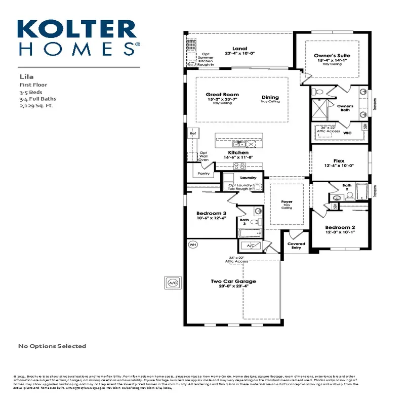 L’Ambiance at Avenir floor plan 3