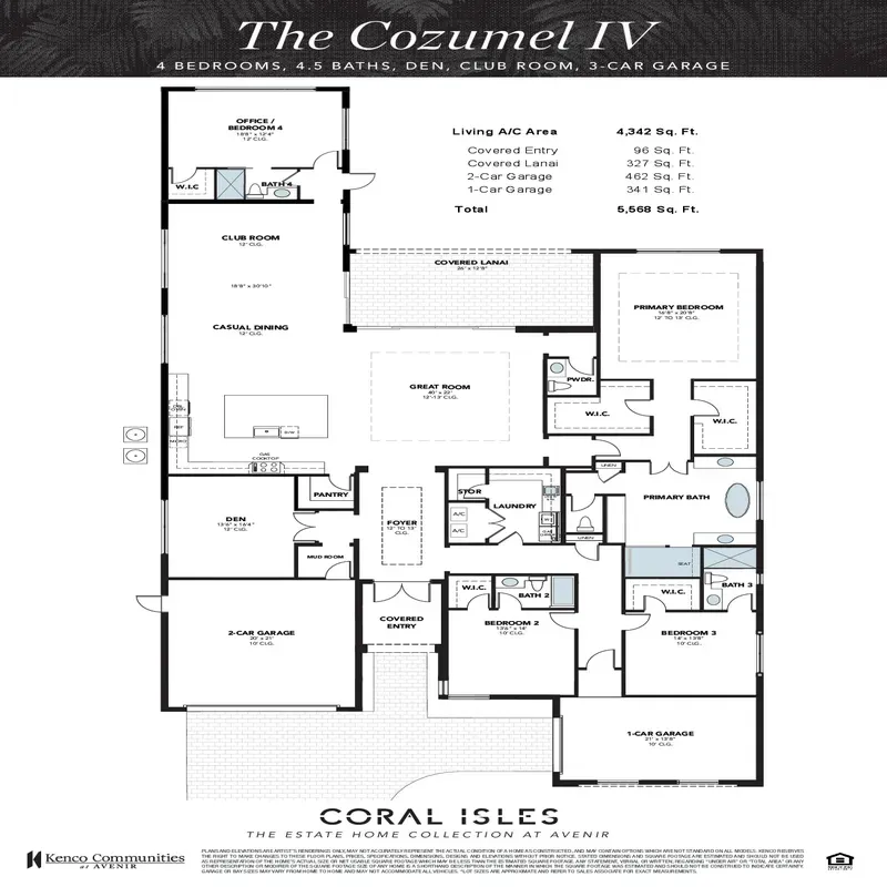 Coral Isles at Avenir floor plan 2