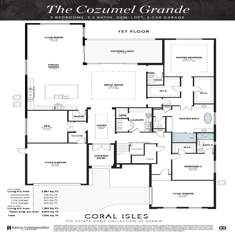 Coral Isles at Avenir floor plan 3