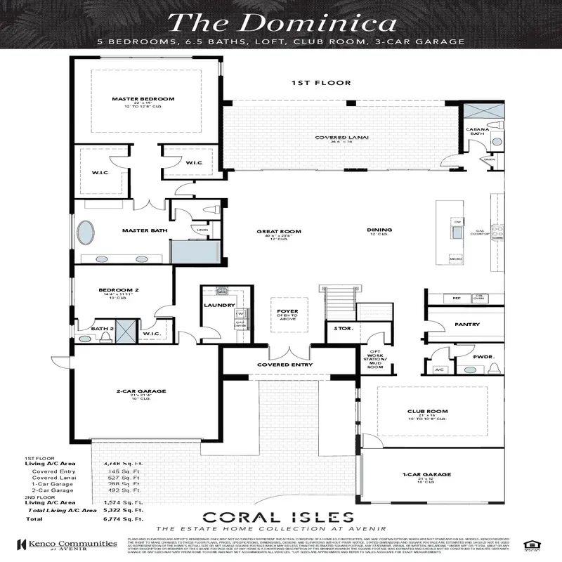 Coral Isles at Avenir floor plan 4