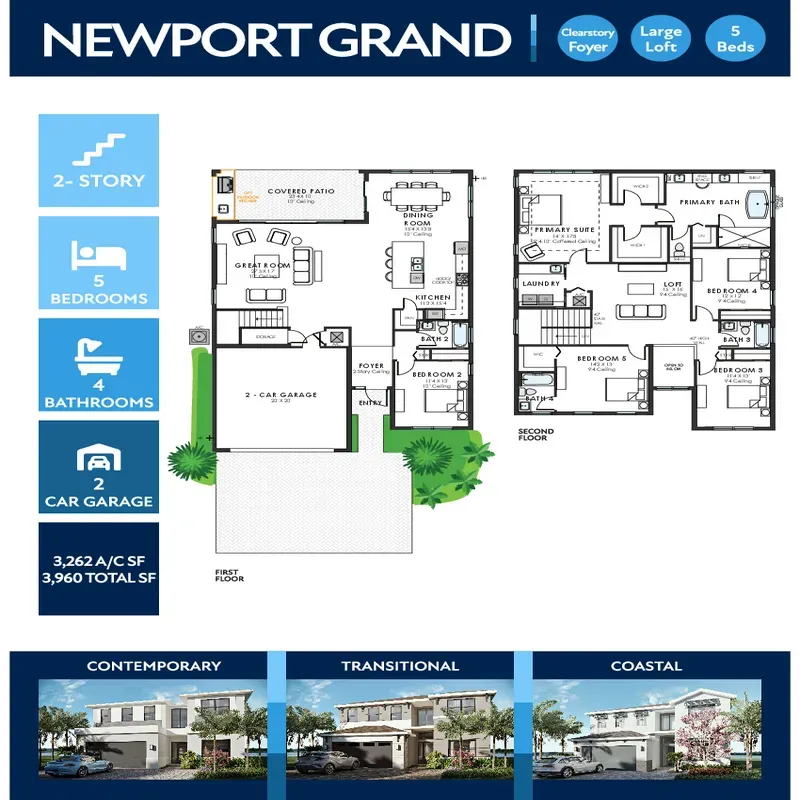 Solana Bay at Avenir floor plan 1
