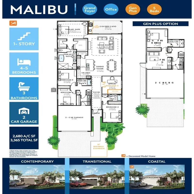 Solana Bay at Avenir floor plan 6