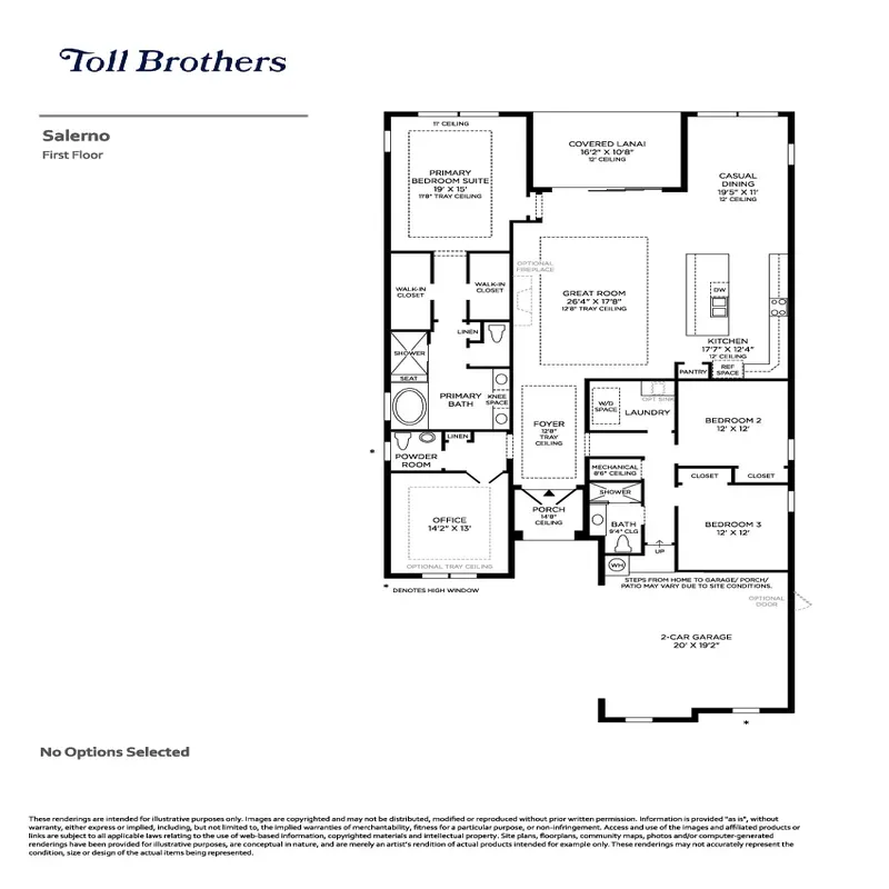 Regency at Avenir floor plan 1