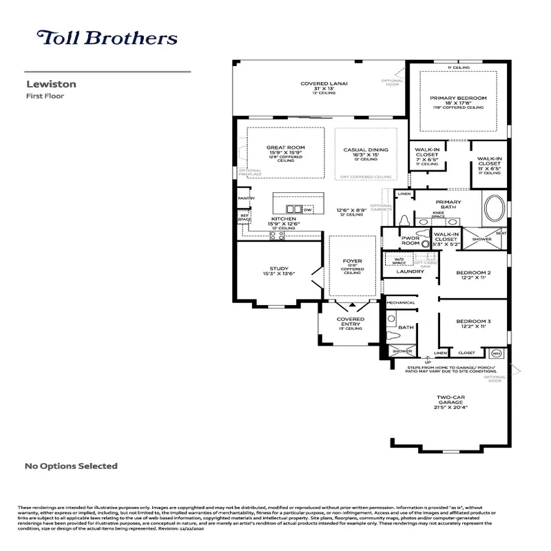 Regency at Avenir floor plan 3