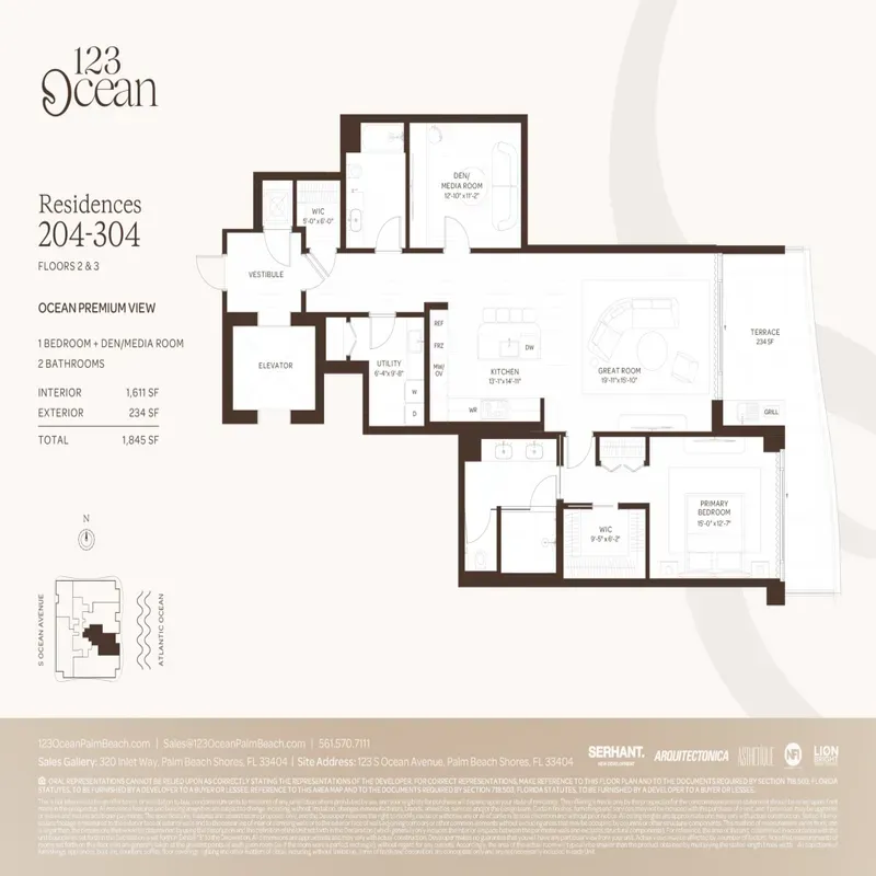 123 Ocean Palm Beach floor plan 4