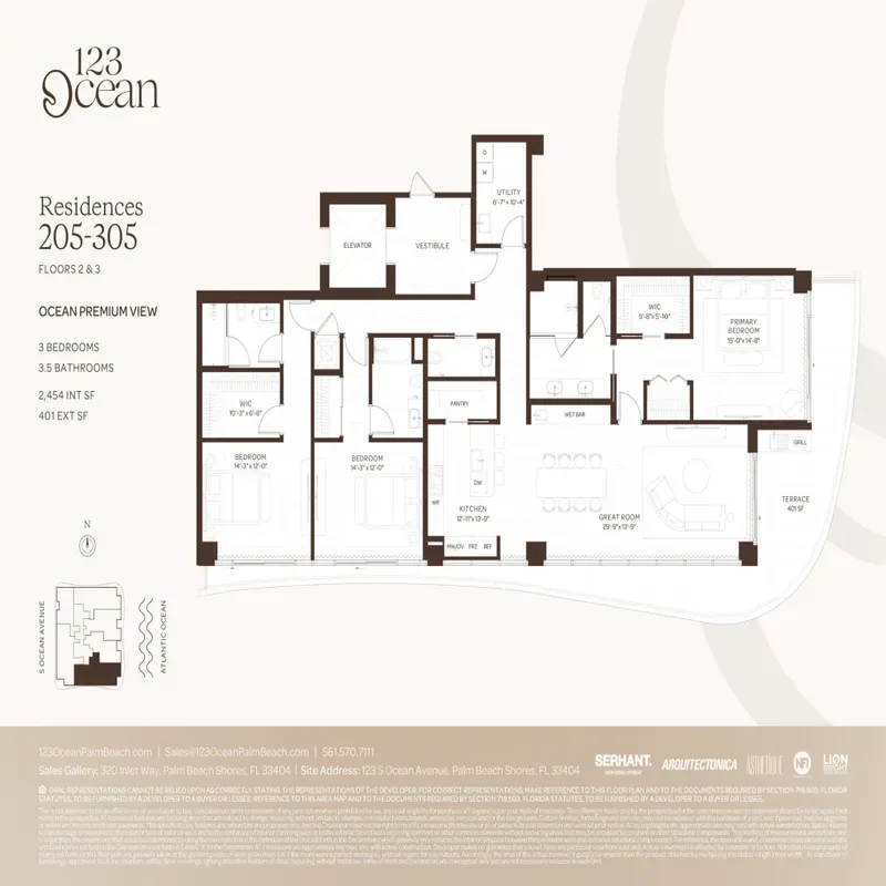 123 Ocean Palm Beach floor plan 6