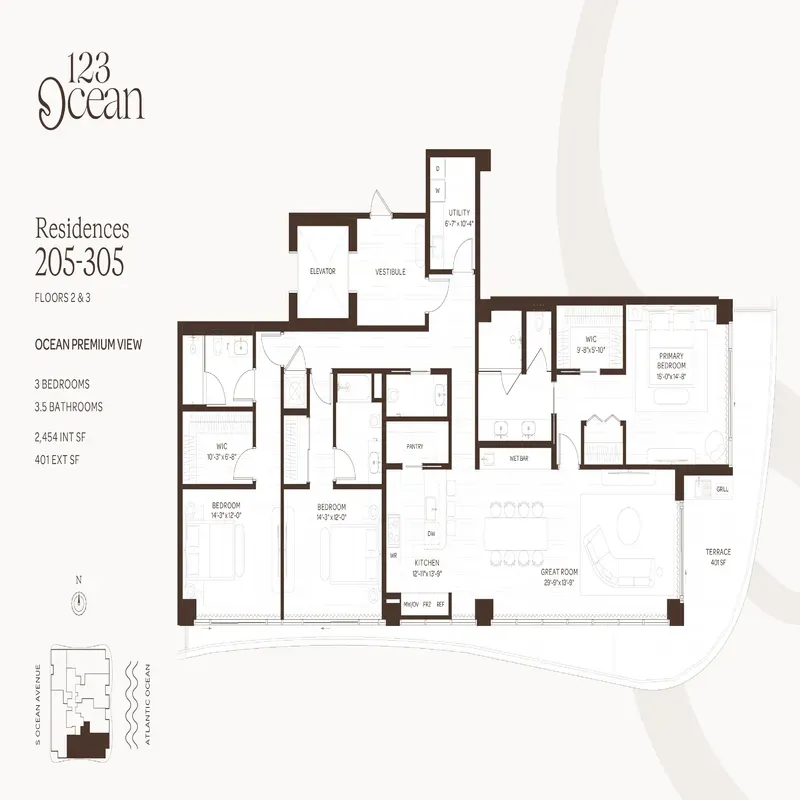 123 Ocean Palm Beach floor plan 11