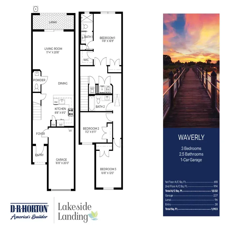 Lakeside Landing floor plan 2