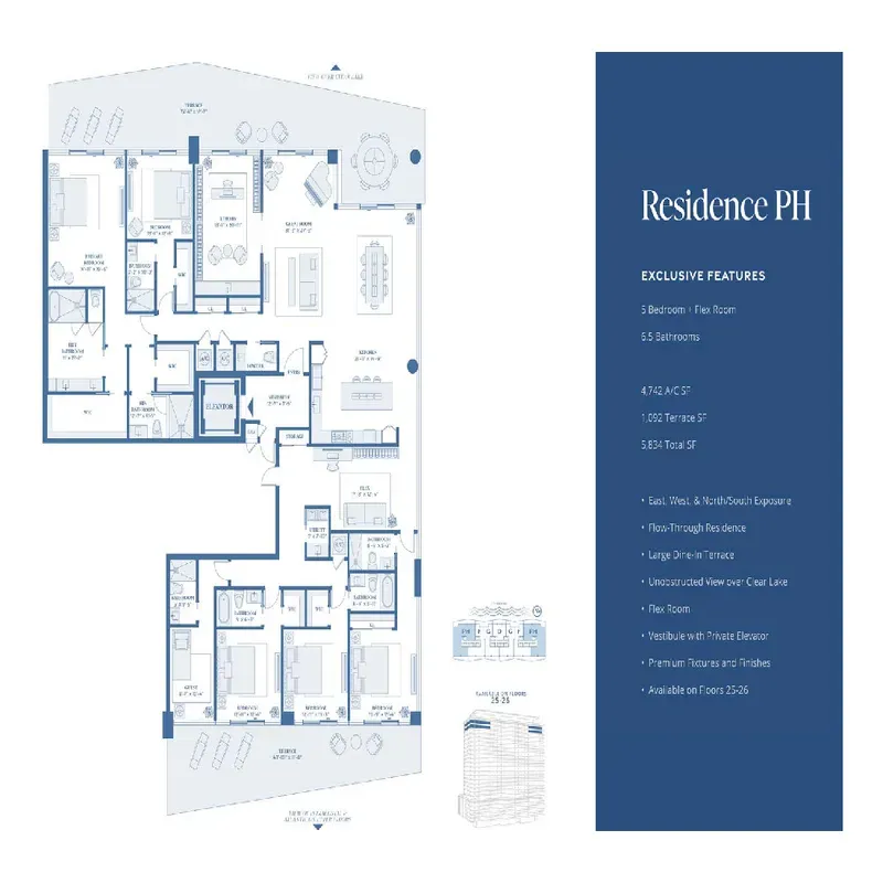 The Berkeley Palm Beach floor plan 2