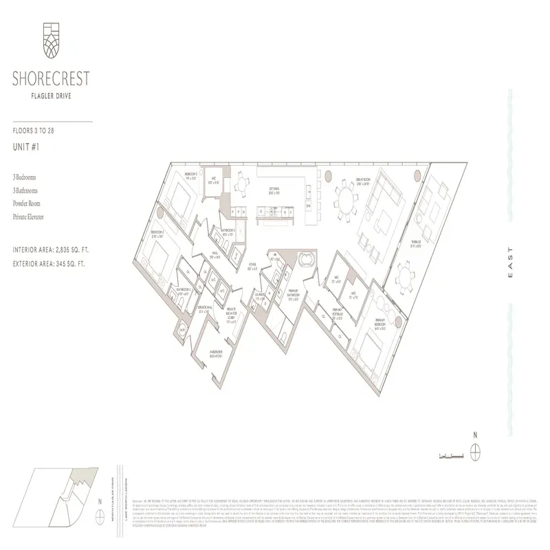 Shorecrest Flagler Drive floor plan 9