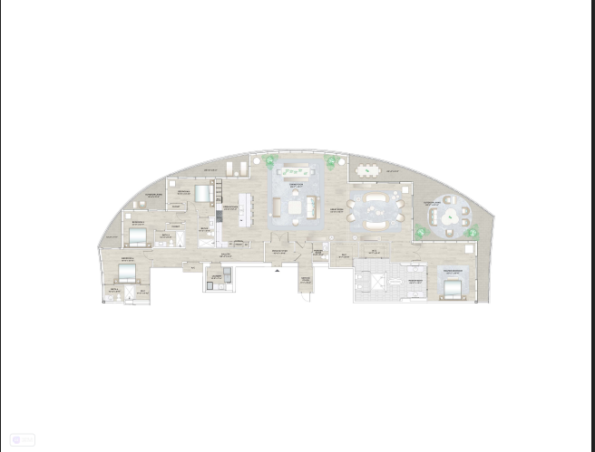 Forté on Flagler floor plan 4