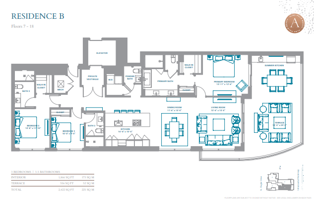Alba Palm Beach floor plan 4