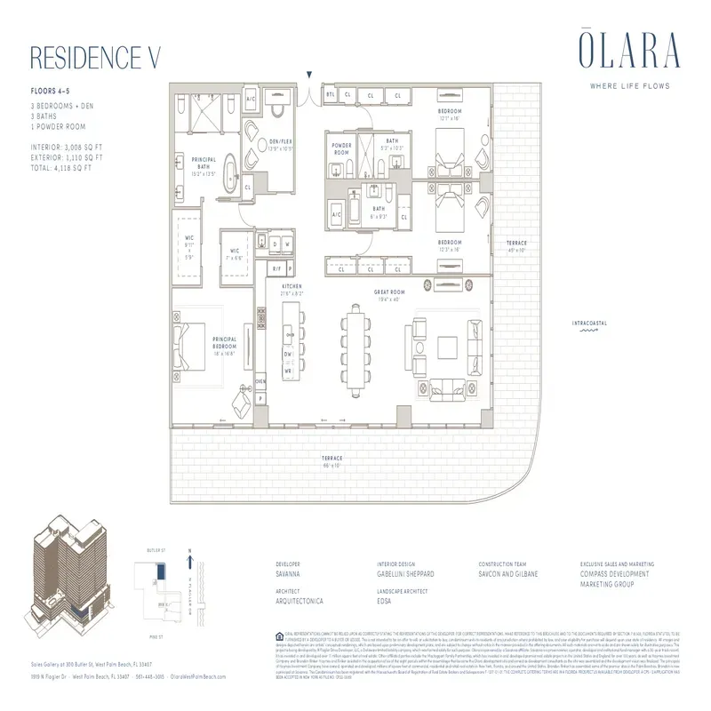 Olara West Palm Beach floor plan 2