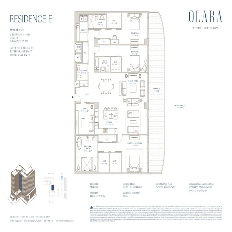 Olara West Palm Beach floor plan 3
