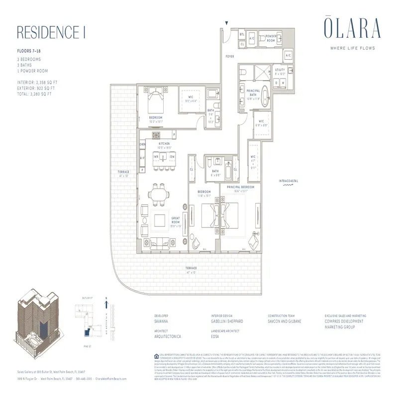 Olara West Palm Beach floor plan 9