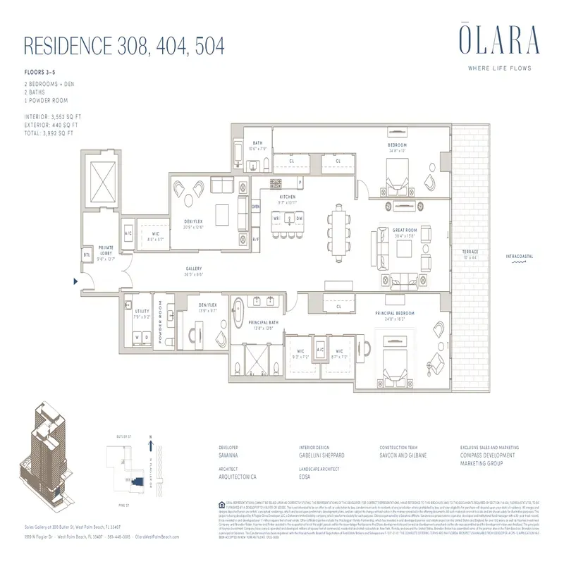 Olara West Palm Beach floor plan 12
