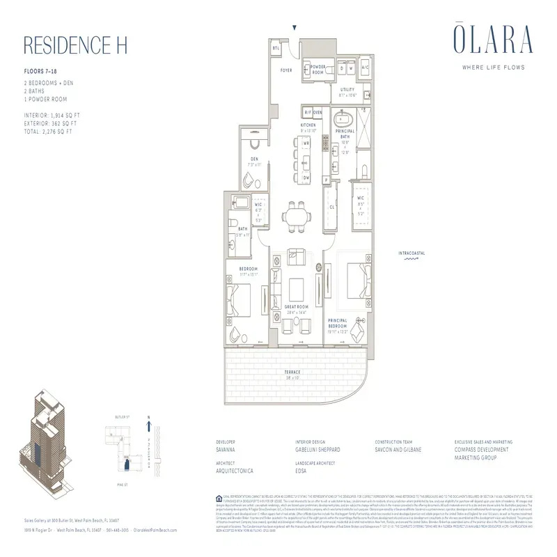 Olara West Palm Beach floor plan 15