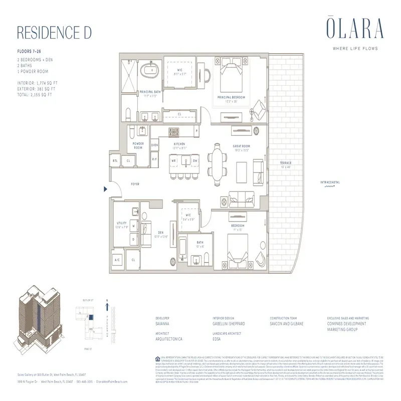 Olara West Palm Beach floor plan 17