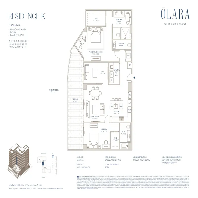 Olara West Palm Beach floor plan 18