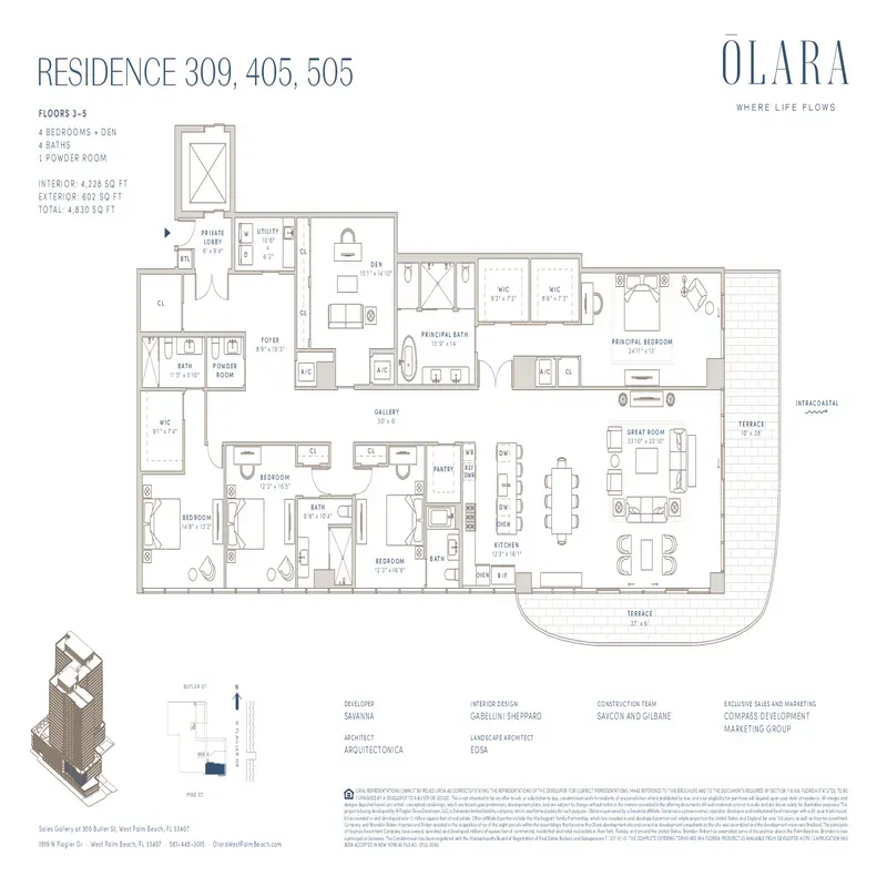 Olara West Palm Beach floor plan 22
