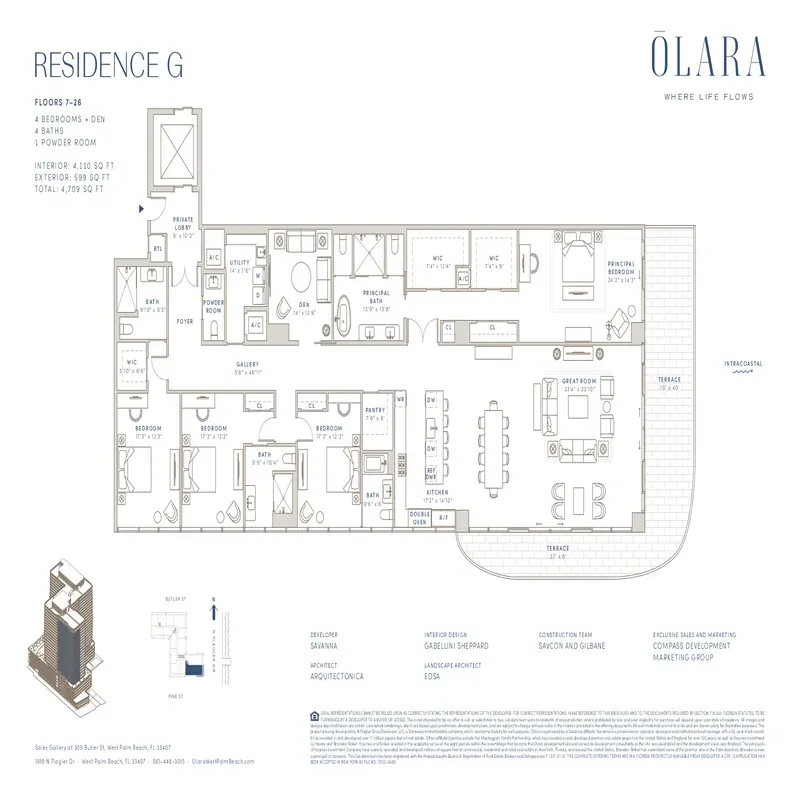 Olara West Palm Beach floor plan 23