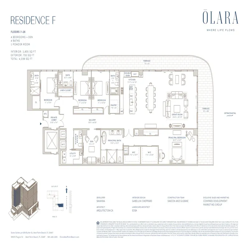 Olara West Palm Beach floor plan 24