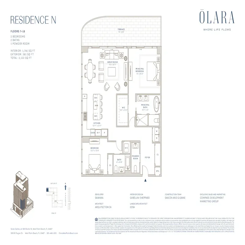 Olara West Palm Beach floor plan 25
