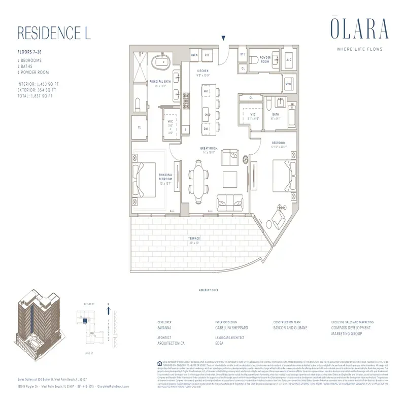 Olara West Palm Beach floor plan 26