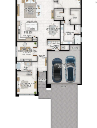 The Estates at NOMAR floor plan 2