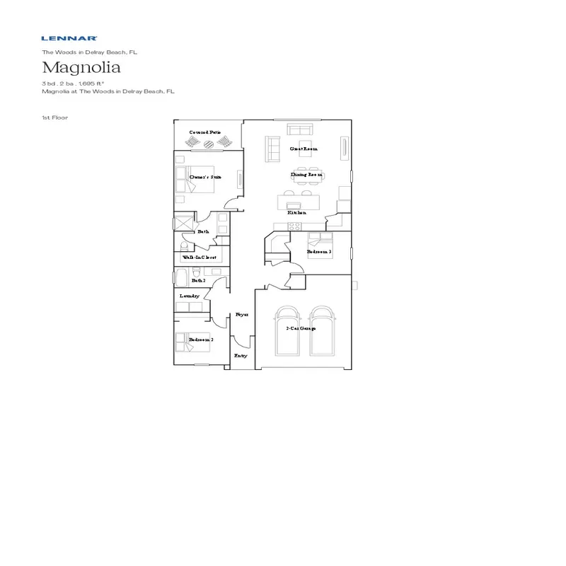 Delray Trails floor plan 4
