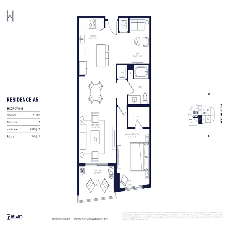 Harbour at New River floor plan 1