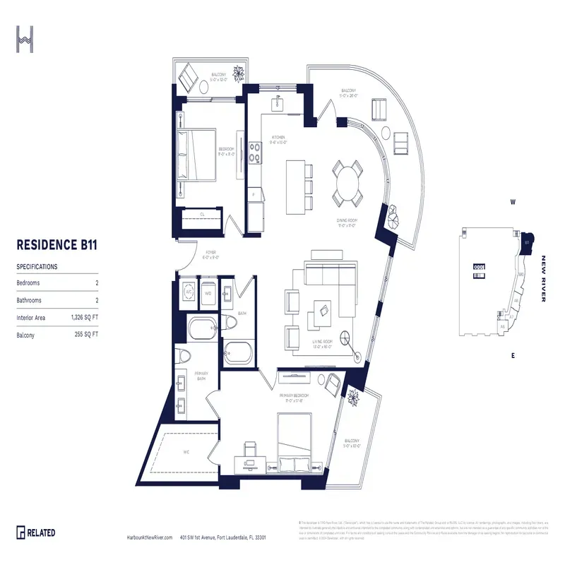 Harbour at New River floor plan 11