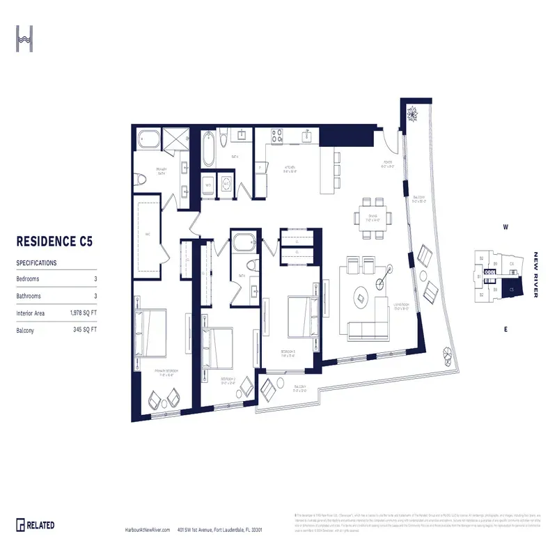 Harbour at New River floor plan 13