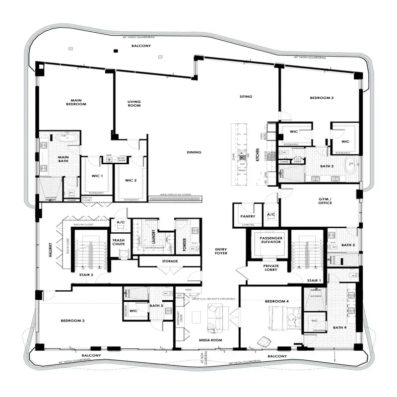 Lumiére Las Olas floor plan 6