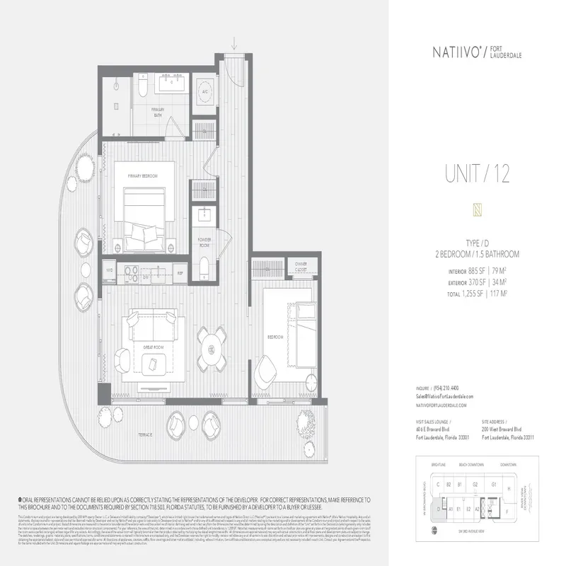 Natiivo Fort Lauderdale floor plan 7