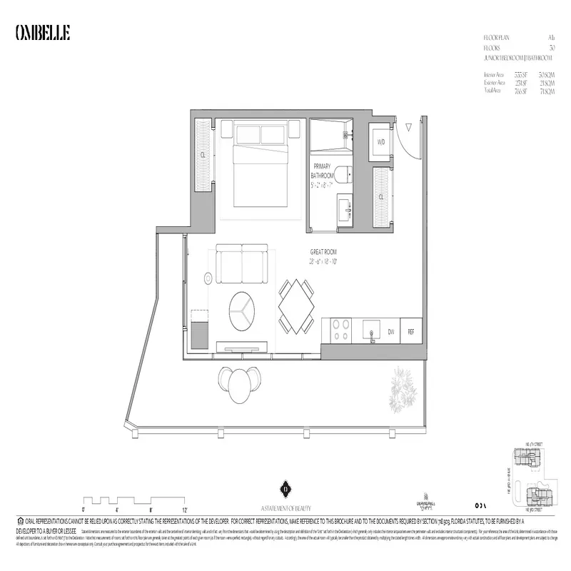Ombelle Fort Lauderdale floor plan 5