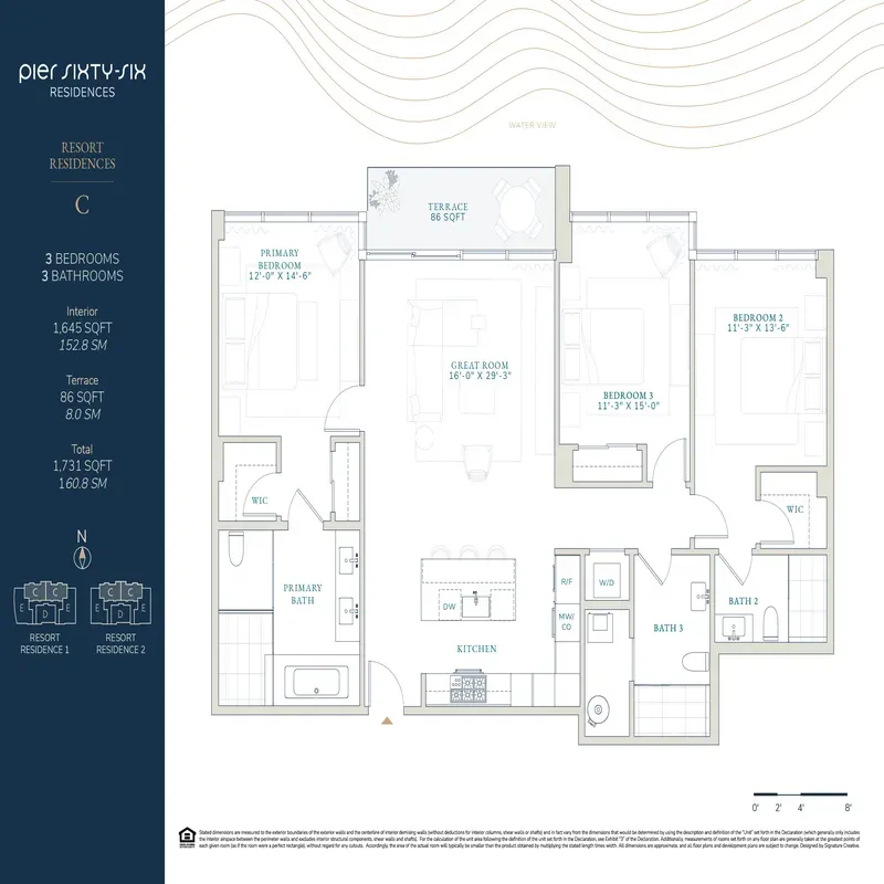 Pier Sixty-Six Residences floor plan 2