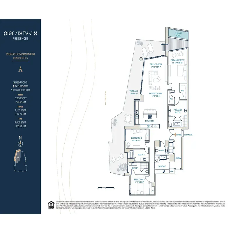 Pier Sixty-Six Residences floor plan 4