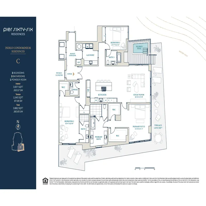 Pier Sixty-Six Residences floor plan 6