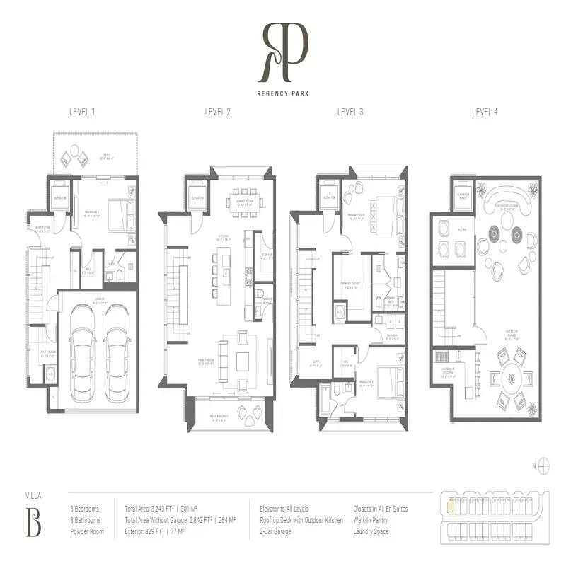 Regency Park Fort Lauderdale floor plan 1