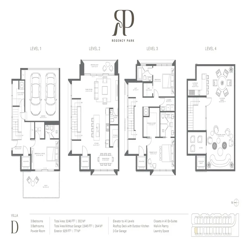 Regency Park Fort Lauderdale floor plan 4