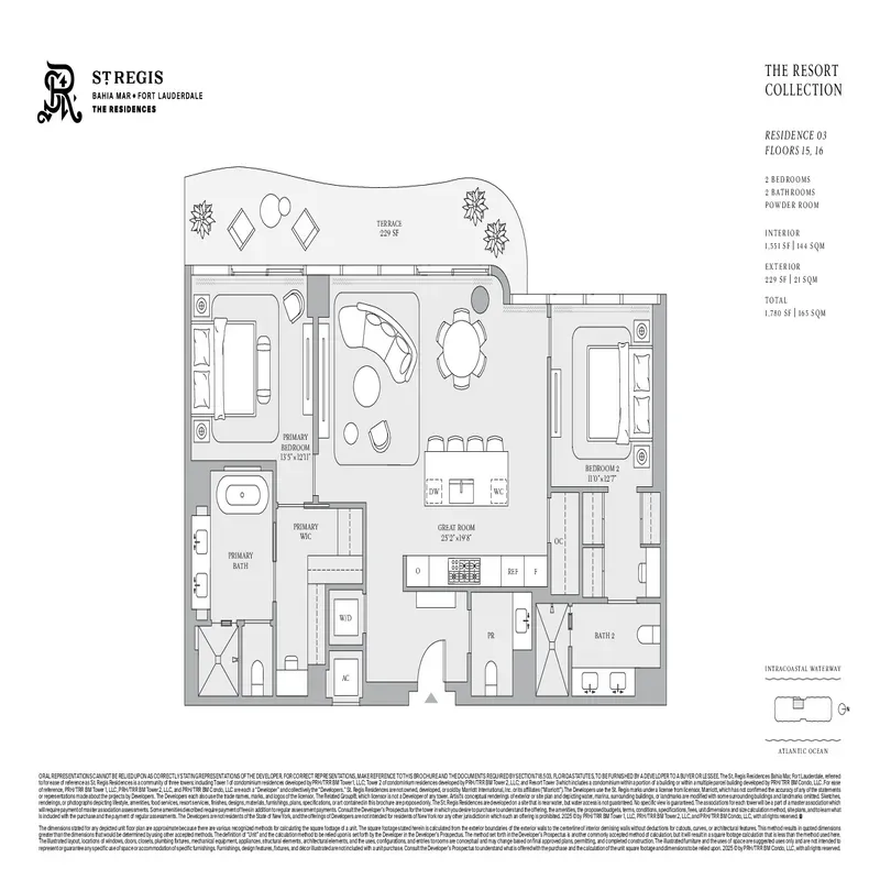 Sage Intracoastal Residences FTL floor plan 2
